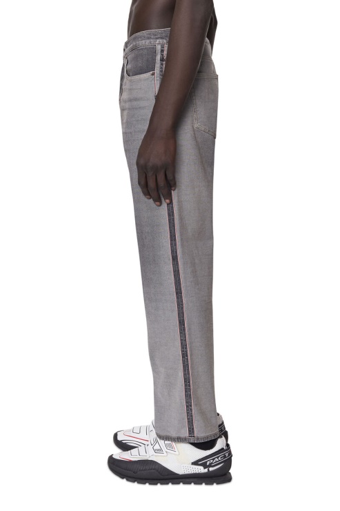 Diesel 2020 D-viker 068ad Jean Droit Noir/gris Foncé