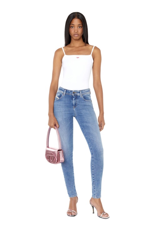 2017 Slandy 09d62 Jean Super Skinny Diesel Bleu Moyen