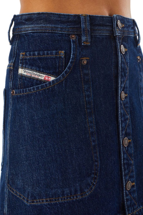 De-albus Jupe Trapèze Diesel Bleu Foncé