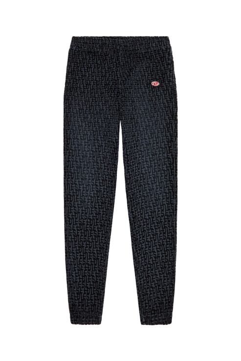 Diesel D-lab Track Denim 068aw Conique En Noir/gris Foncé