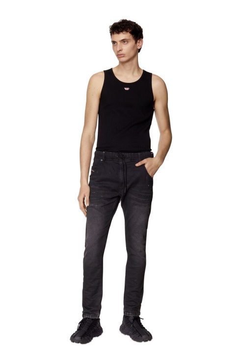 Krooley Joggjeans 09e12 Tapered Diesel Noir/gris Foncé