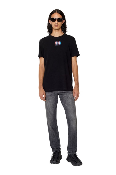 Diesel 2019 D-strukt 09e46 Jean Slim Noir/gris Foncé