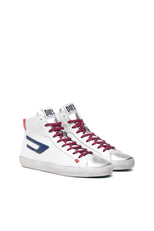 S-leroji Mid X Diesel Blanc/bleu