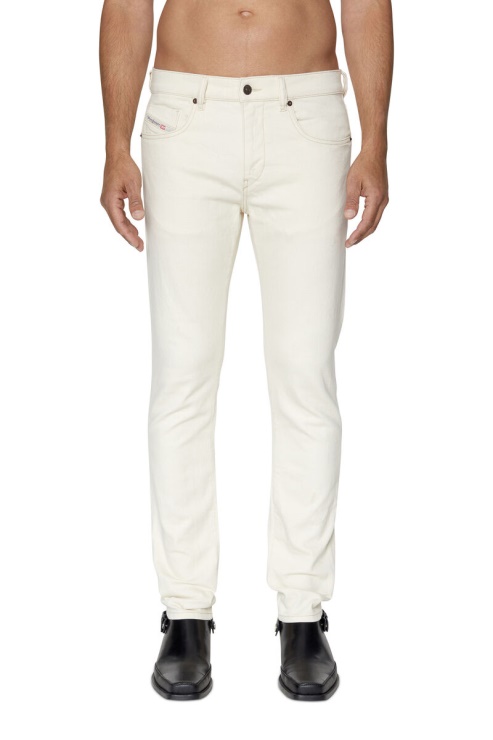 Diesel 2019 D-strukt 09b94 - Jean Slim En Blanc