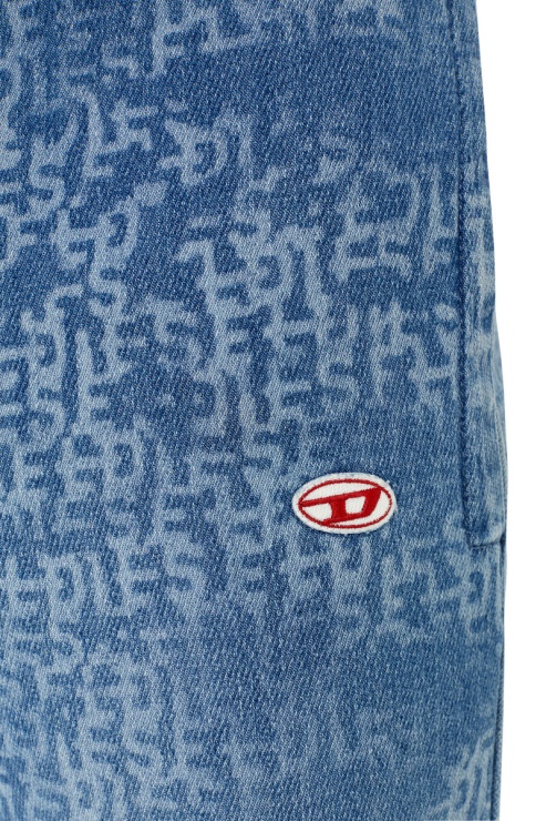 Bleu Clair D-lab Track Denim 09e27 Tapered Diesel