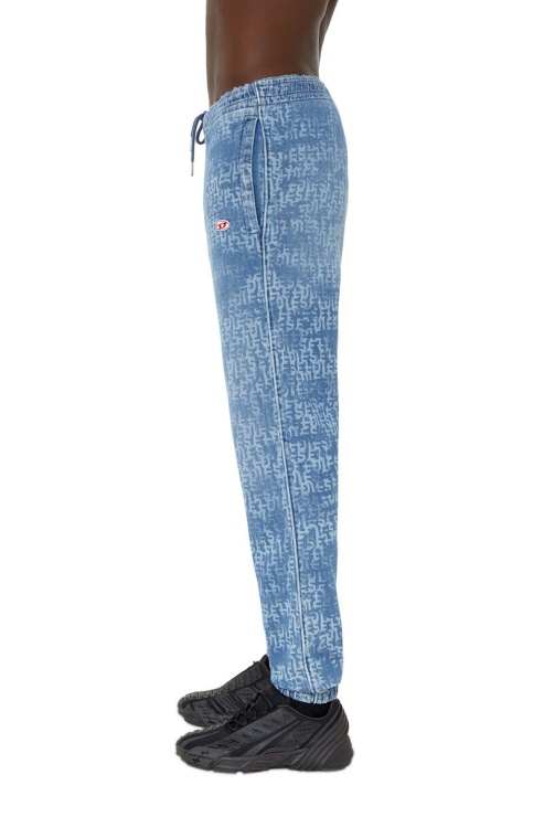 Bleu Clair D-lab Track Denim 09e27 Tapered Diesel