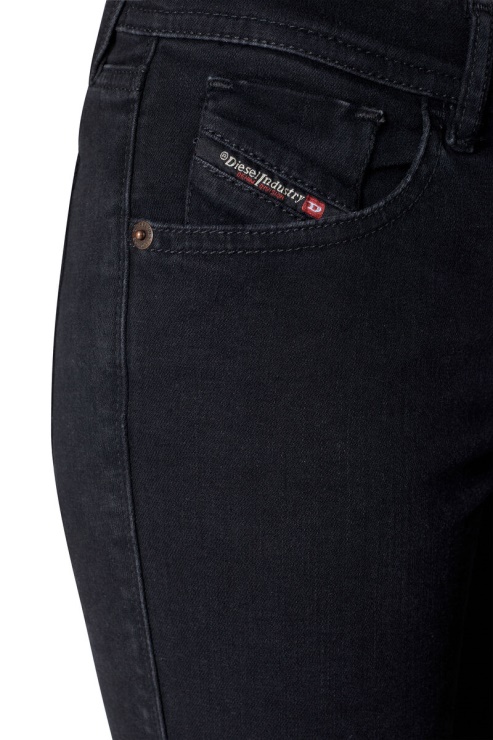 Jean Super Skinny Diesel 2018 Slandy-low Z69vw Noir/gris Foncé