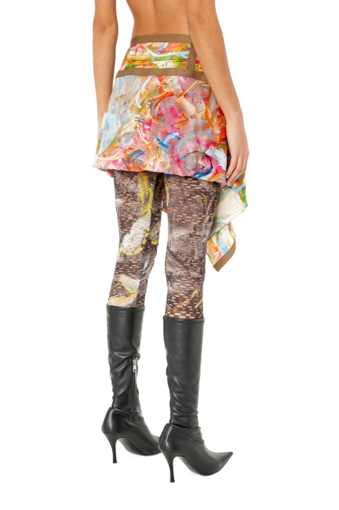 Diesel O-diantha-print Marron/rouge