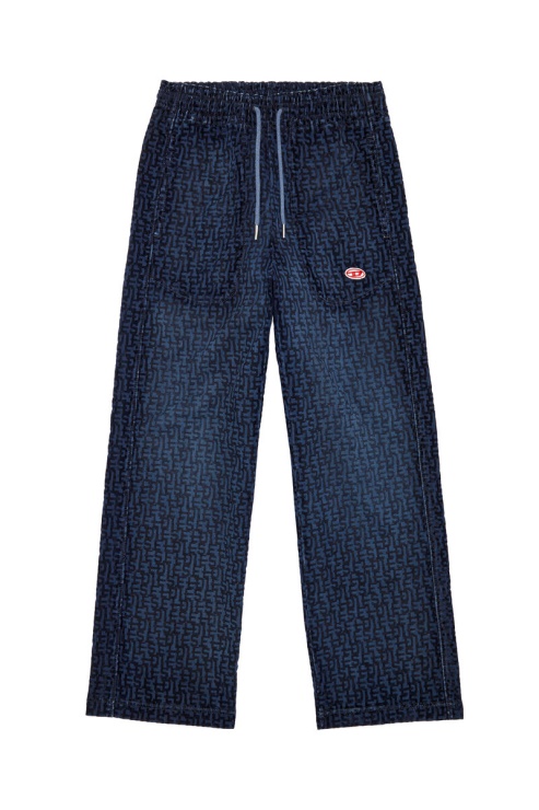 Diesel D-martians Track Denim 068by Straight Bleu Foncé