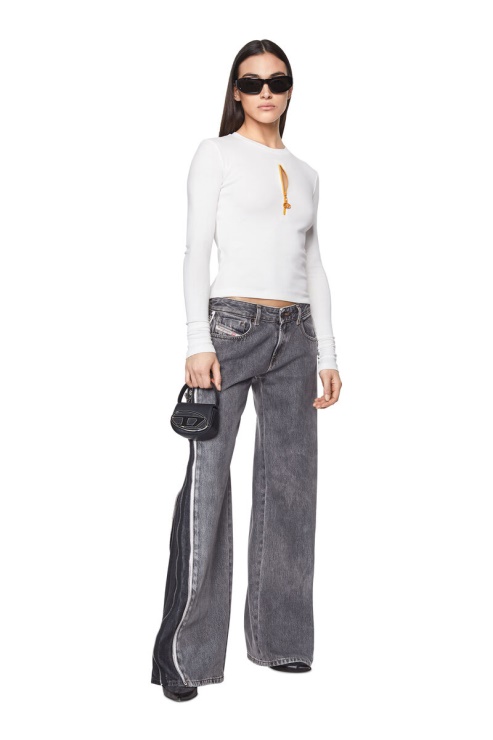 Diesel Blanc T-vazy-ls