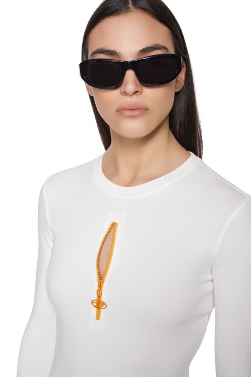 Diesel Blanc T-vazy-ls