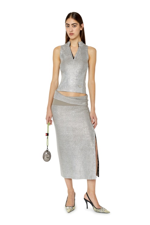 Diesel M-addalena Gris Clair