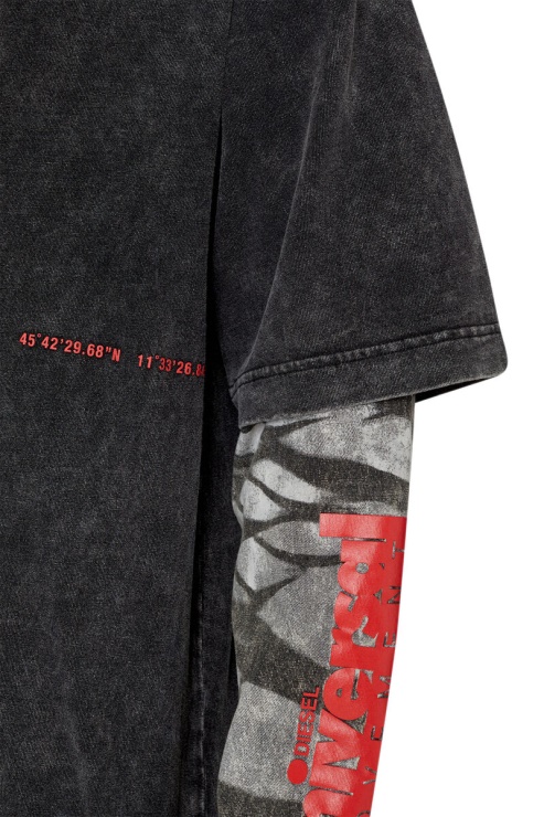 T-schul Diesel Noir/gris