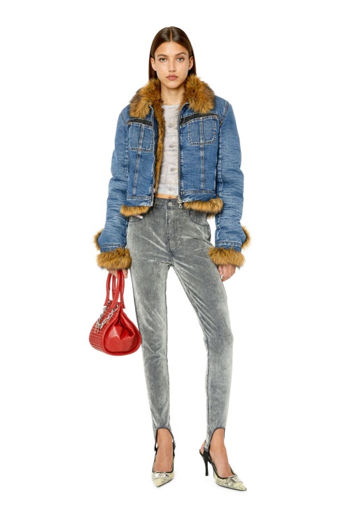 Gris Diesel Slandy Joggjeans 068cf Super Skinny