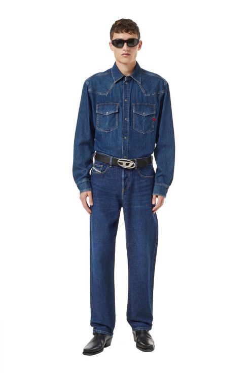 Jean Droit Diesel 2020 D-viker 09c03 Bleu Foncé