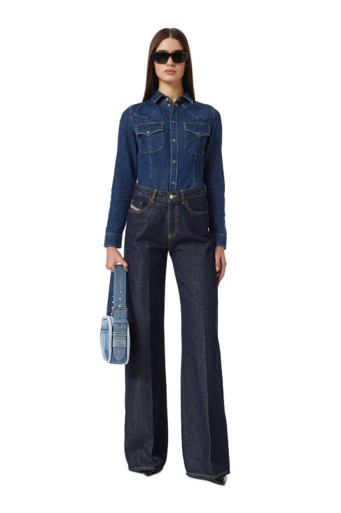 1978 Z9c02 Jean Bootcut Et Flare Diesel Bleu Foncé