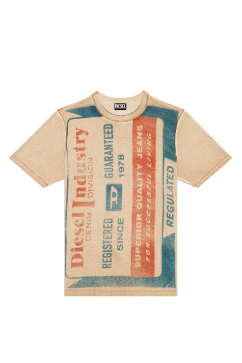 Diesel T-just-g13 Beige/rouge