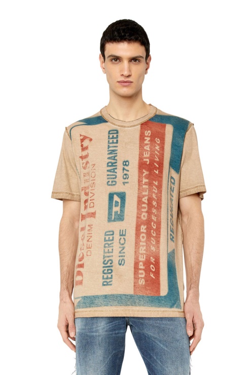 Diesel T-just-g13 Beige/rouge