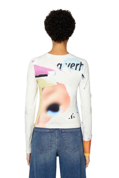 Diesel T-anjet-poff Blanc