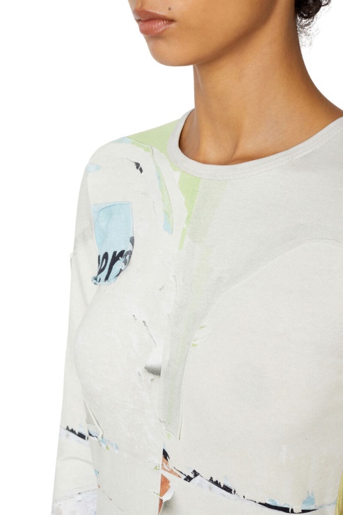 Diesel T-anjet-poff Blanc