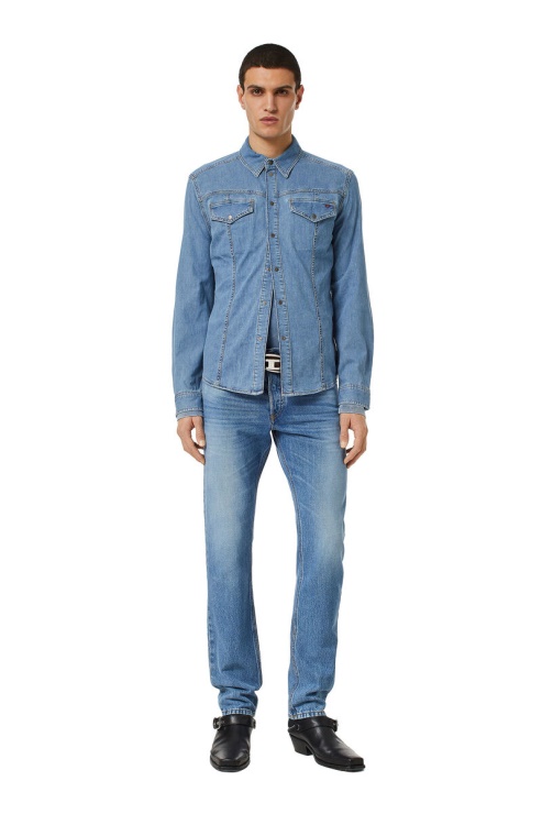 Chemise D-westy Rodeo Diesel Bleu Moyen