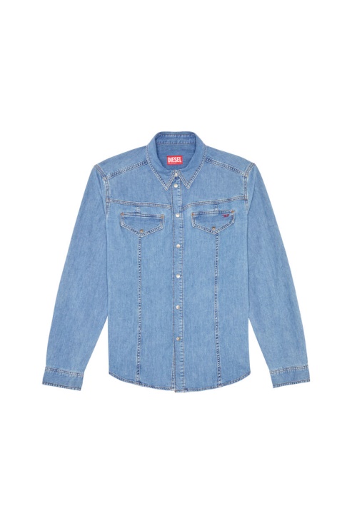 Chemise Diesel D-westy Rodeo Bleu Moyen