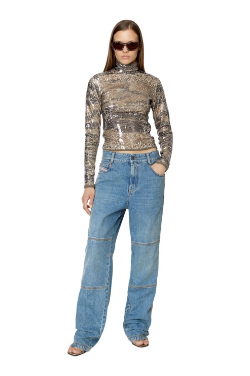 Diesel T-sequi Marron Clair