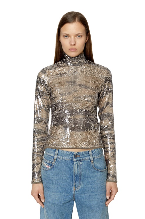 Diesel T-sequi Marron Clair