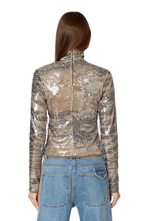 Diesel T-sequi Marron Clair