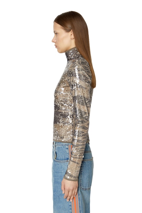 Diesel T-sequi Marron Clair