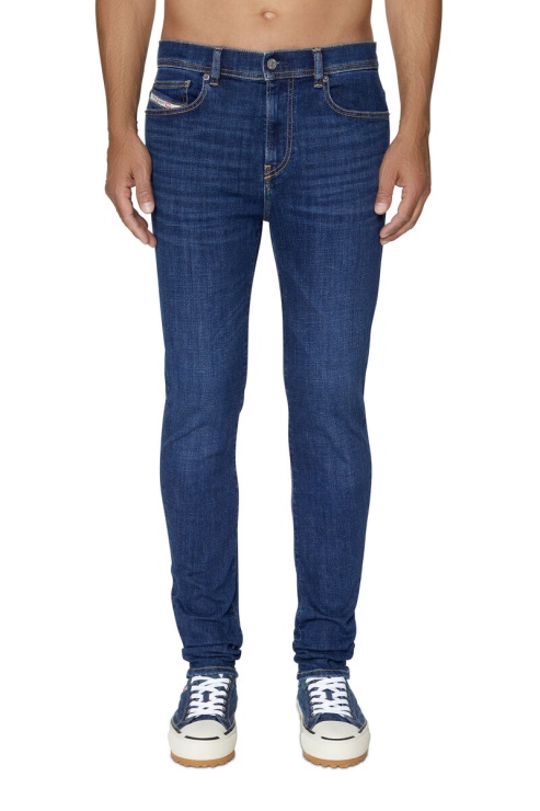 Diesel 1983 09b98 Jean Skinny Bleu Foncé