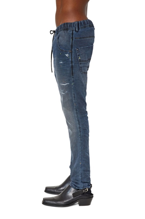 Krooley Joggjeans 069qh Fuselé Diesel En Bleu Foncé