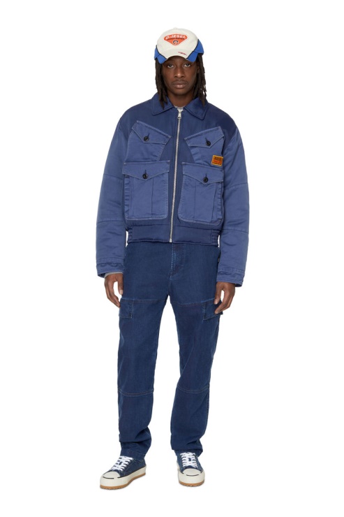 Diesel Krooley Joggjeans 069zj Fuselé Bleu Foncé