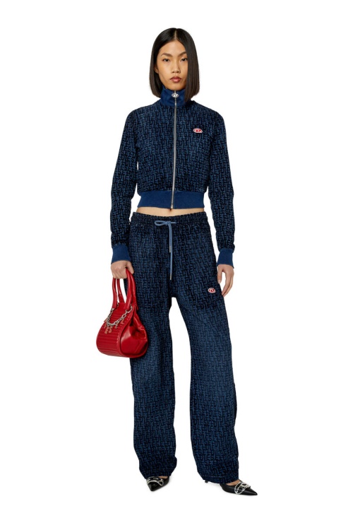 D-emy Track Denim Sweat Diesel Bleu Foncé