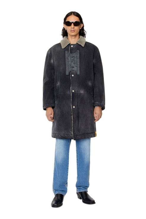 Diesel Noir Avec Fourrure