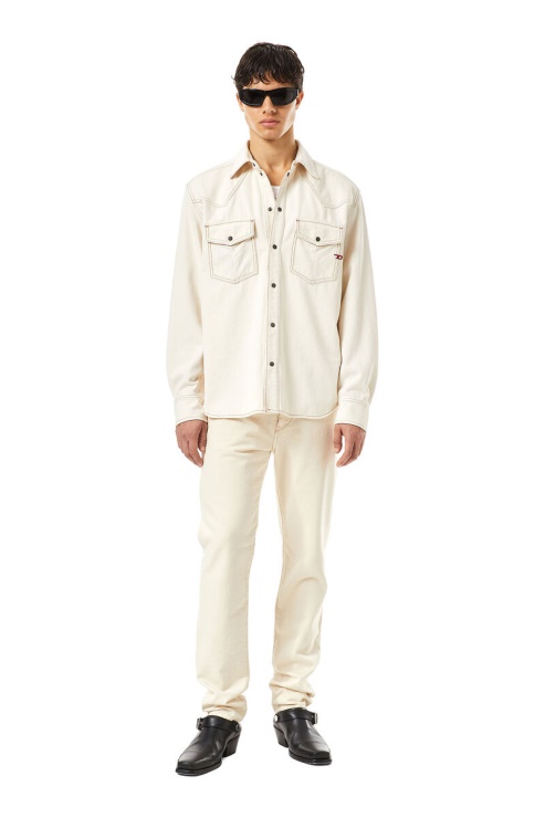 Chemise D-ocean Western Diesel En Blanc
