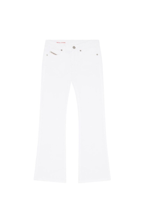 Diesel 1969 D-ebbey-j Pantalon De Jogging Blanc