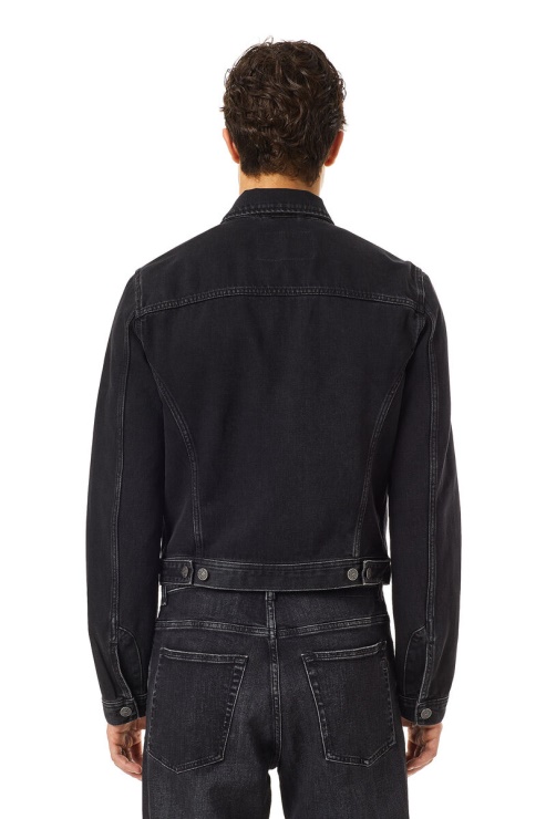 Veste Trucker Diesel D-milo Noir/gris Foncé