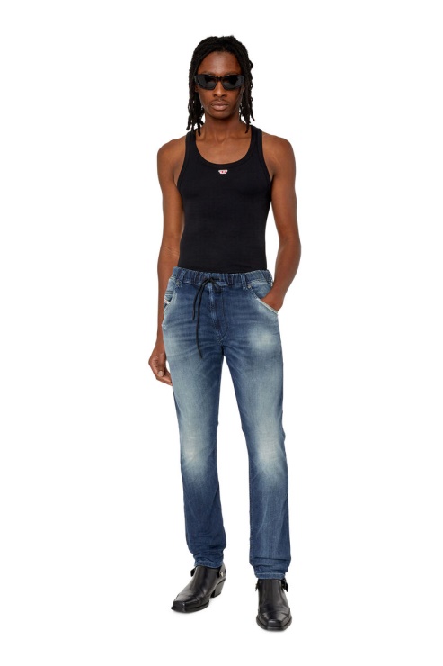 Bleu Foncé Krooley Joggjeans 068ck Fuselé Diesel