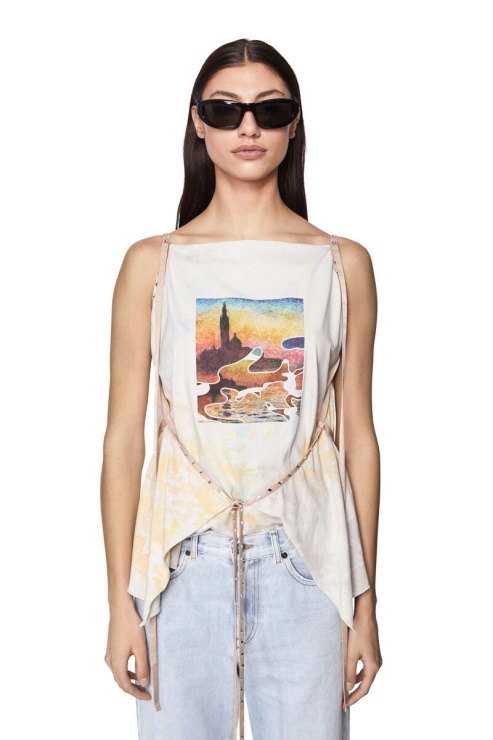 Diesel Blanc T-holly-d1