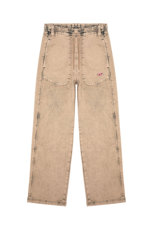 Diesel Marron Clair D-martians Track Denim 09d16 Straight