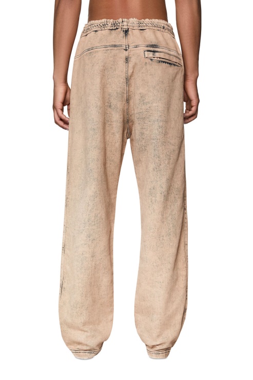 Diesel Marron Clair D-martians Track Denim 09d16 Straight