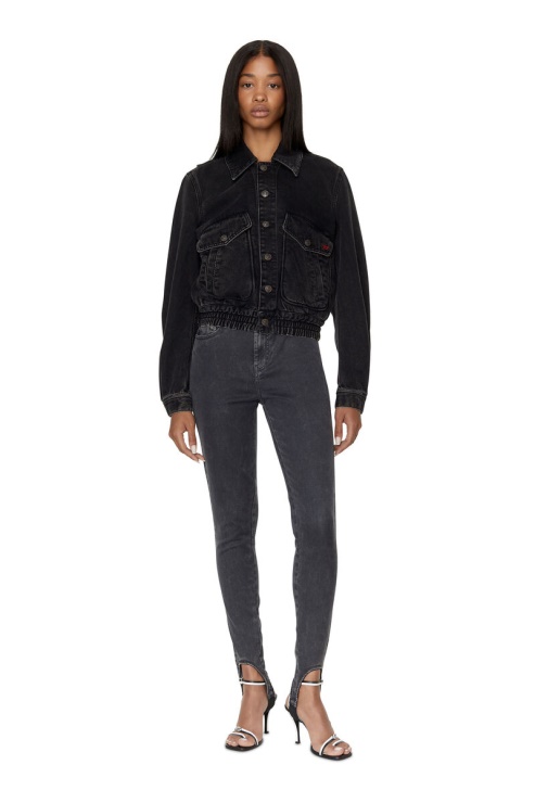 Blouson Diesel Noir/gris Foncé De-tracy