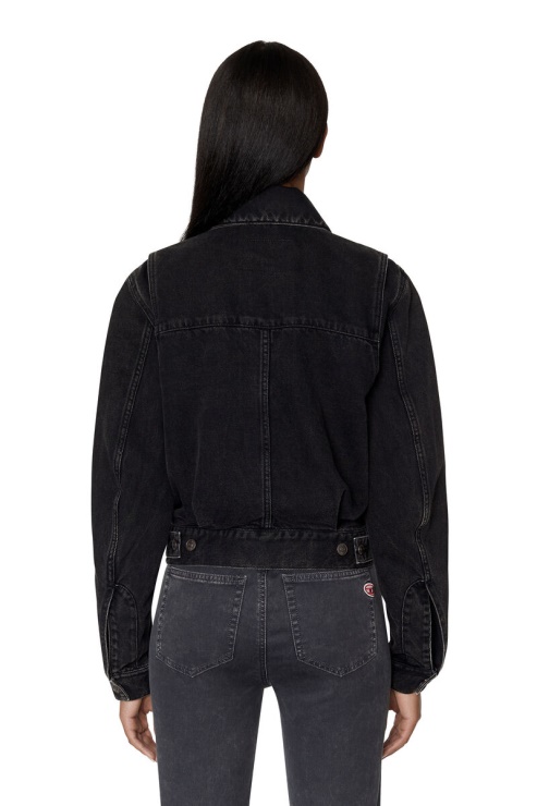Blouson Diesel Noir/gris Foncé De-tracy