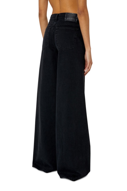 Jean Bootcut Et Flare Diesel 1978 Z09rl Noir/gris Foncé