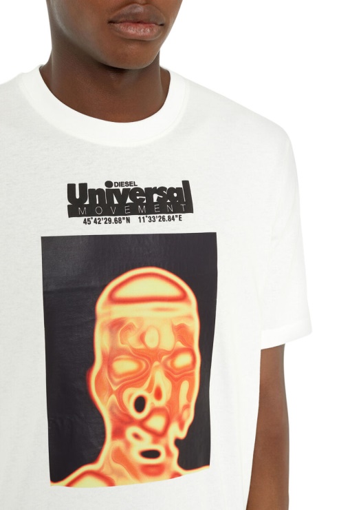 Diesel Blanc T-juste-e38