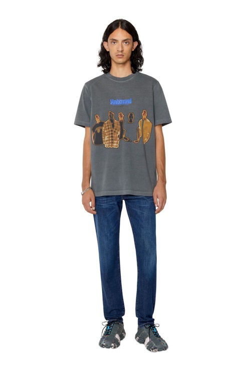 Diesel 2019 D-strukt 09b90 Jean Slim Bleu Foncé