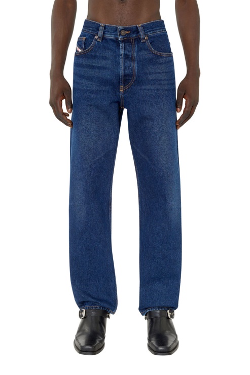 Diesel 2010 007e6 Jean Droit Bleu Foncé