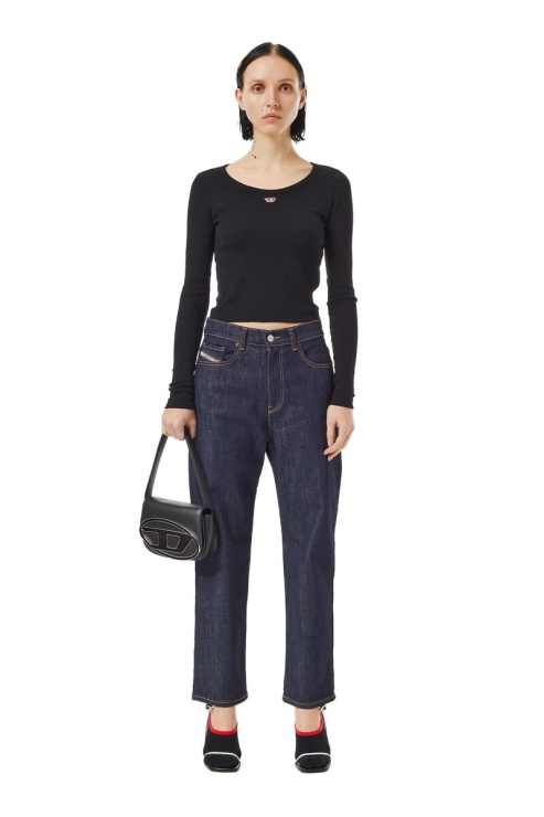 2016 D-air Z9b89 Jean Boyfriend Diesel Bleu Foncé