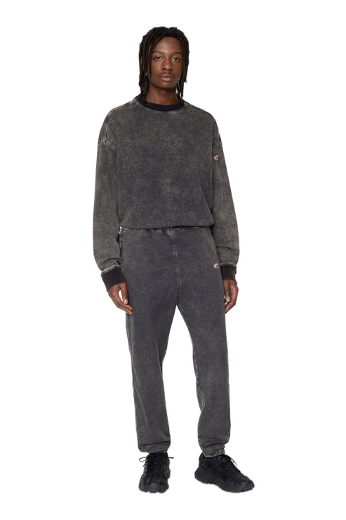 Diesel Sweat D-krib Track Denim Noir/gris Foncé